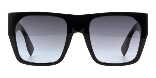 Fendi FE40124F - 01B - 57 Sonnenbrillen Schwarz Eckig