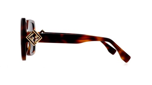 Fendi FE40139F - 53A - 54 Sonnenbrillen Havanna Eckig