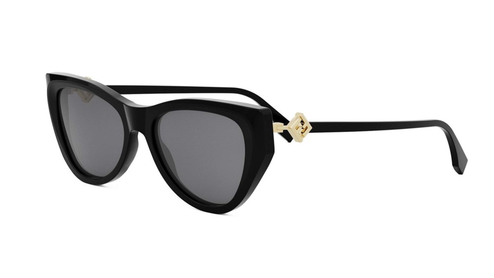 Fendi FE40149I - 01A - 54 Sonnenbrillen Schwarz Cat Eye