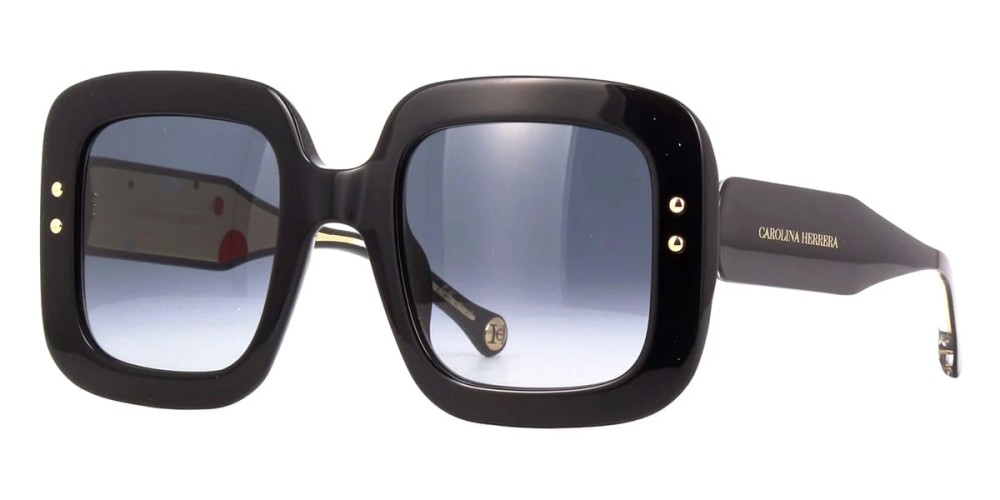 Carolina Herrera CH0010/S - 8079O - 52 Sonnenbrillen Schwarz Eckig