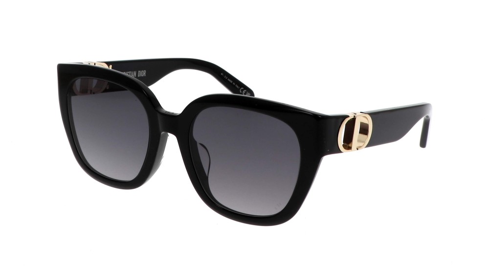 Dior 30 MONTAIGNE S10F - 10A1 O - 54 Sonnenbrillen Schwarz, Gold Eckig