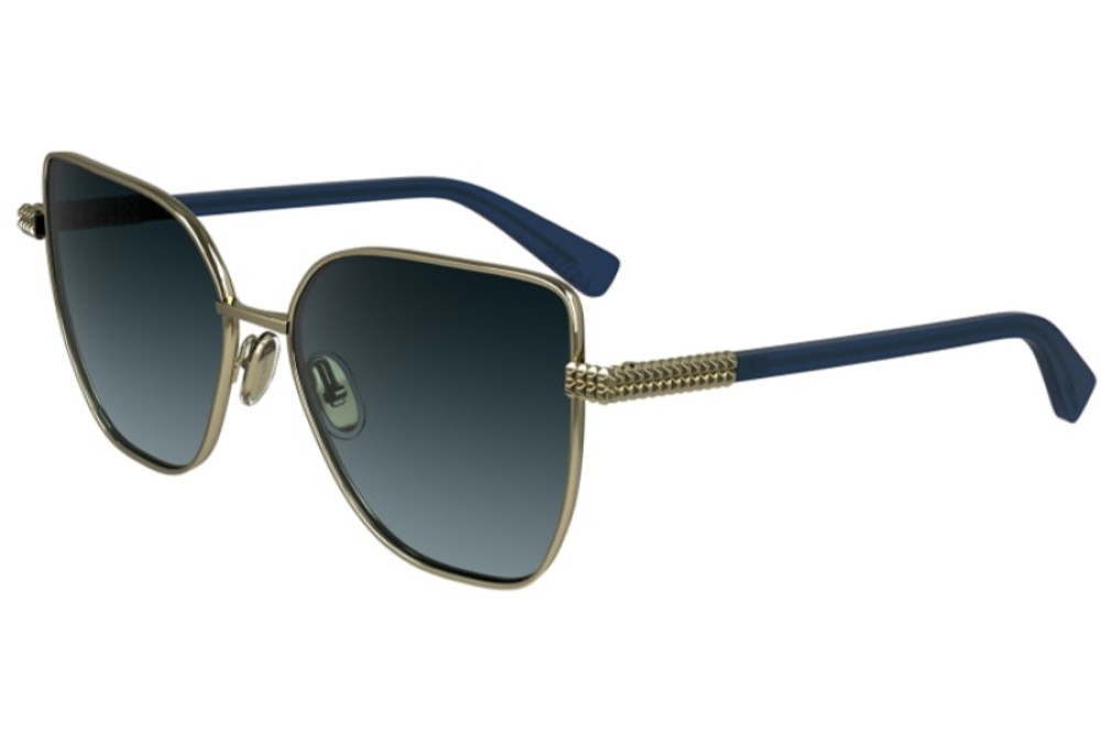Lanvin LNV132S - 721 - 57 Sonnenbrillen Gold Eckig