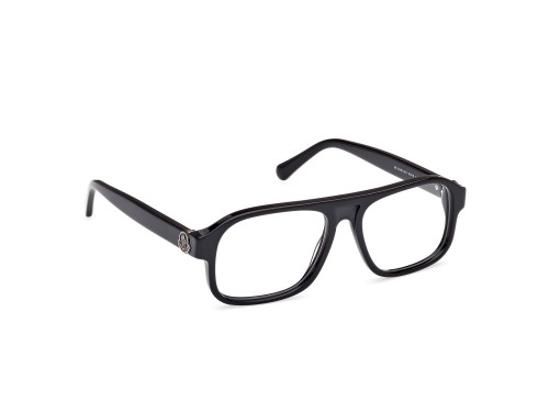 Moncler ML5198 - 001 - 54 Brillenfassungen Schwarz Pilot (Aviator)