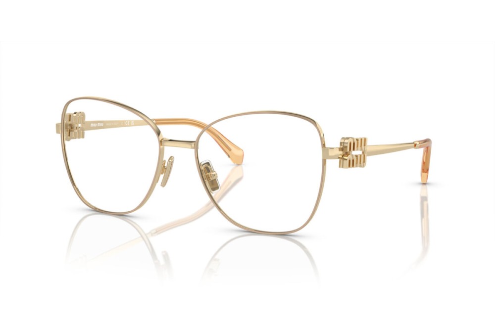 MIU MIU MU 50XV - ​14M1O1 - ​56 Brillenfassungen Gold Schmetterling