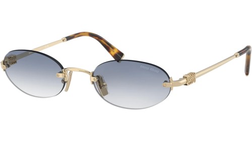 MIU MIU MU A54S - ​ZVN80O - ​51 Sonnenbrillen Gold Oval