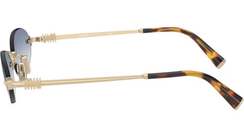 MIU MIU MU A54S - ​ZVN80O - ​51 Sonnenbrillen Gold Oval
