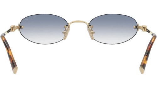 MIU MIU MU A54S - ​ZVN80O - ​51 Sonnenbrillen Gold Oval