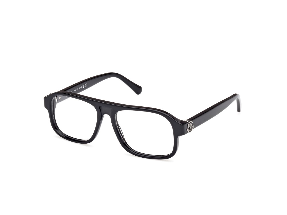 Moncler ML5198 - 001 - 54 Brillenfassungen Schwarz Pilot (Aviator)