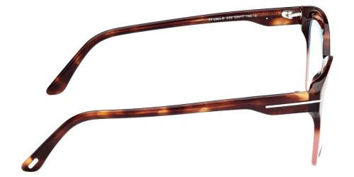 Tom Ford TF5965-B - 055 - 53 - MIT BLAU-VIOLETTEM LICHTFILTER-GLÄSERN Brillenfassungen Eckig