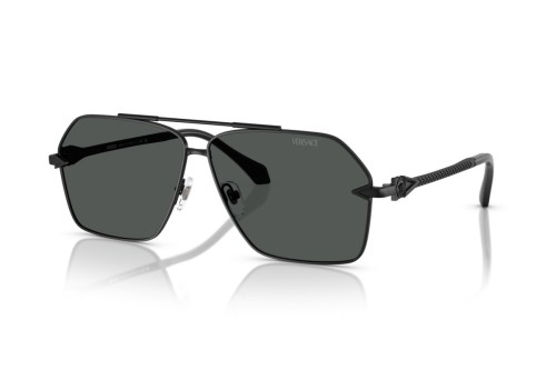 VERSACE VE2284 - ​143687 - ​63 Sonnenbrillen Schwarz Pilot (Aviator)