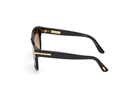 Tom Ford FT1236 ICON COLLECTION - 01F - 58 Sonnenbrillen Schwarz Kissenform (Abgerundet)