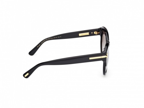Tom Ford FT1251 ICON COLLECTION - 01B - 57 Sonnenbrillen Schwarz Kissenform (Abgerundet)