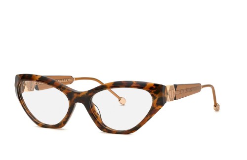 Philipp Plein VPP069S QUEEN - 0LEO - 55 Brillenfassungen Havanna Cat Eye