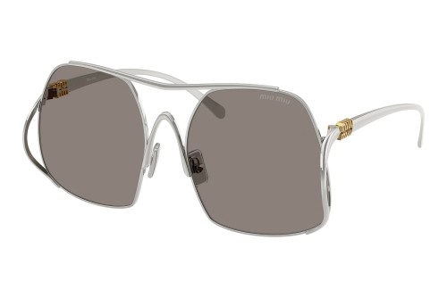 MIU MIU MU A55S - ​1BC80Q - ​57 Sonnenbrillen Silber Eckig