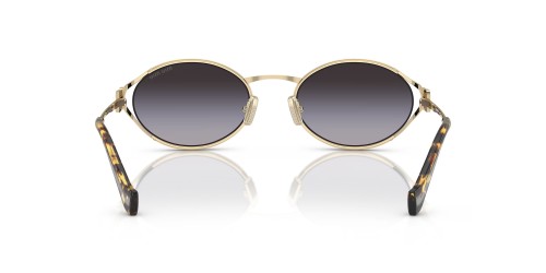 MIU MIU MU 52YS - ZVN5D1 - 54 Sonnenbrillen Gold, Havanna Oval