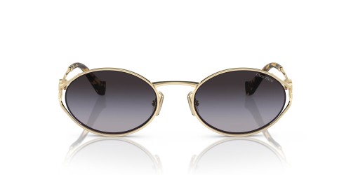 MIU MIU MU 52YS - ZVN5D1 - 54 Sonnenbrillen Gold, Havanna Oval