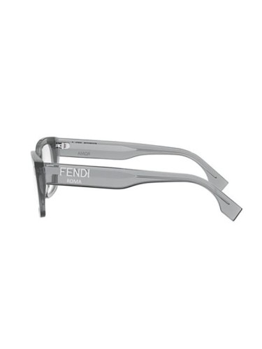 Fendi FE50094F - 020 - 52 Brillenfassungen Grau Eckig